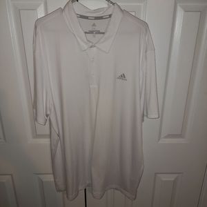 Mens Adidas Performance Golf Polo XXL White